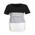 thumbnail image 4 of T-shirt d'Allaitement de Maternité pour Femmes, Hauts d'Allaitement, Manches Courtes, 4 of 5