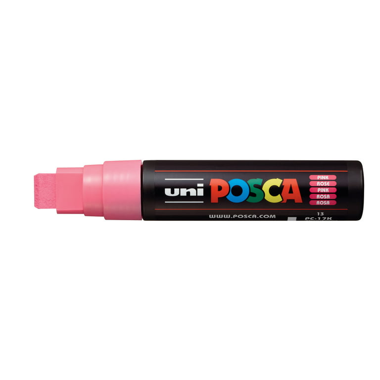  UNI POSCA chisel PC-17K FULL RANGE ALL 8 COLOURS : Office  Products