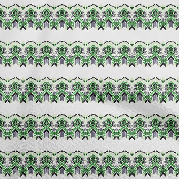oneOone Viscose Jersey Green Fabric African Sewing Fabric By The Yard Printed Diy Clothing Sewing Supplies 60 Inch Wide