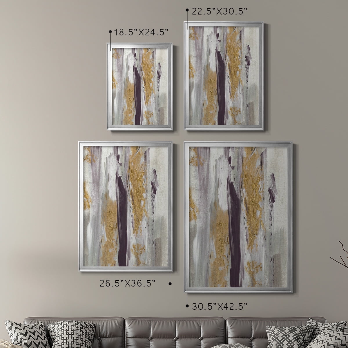 Tumultuous Amethyst II Premium Framed Print - Ready to Hang