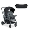 Joovy Caboose Double Sit and Stand Stroller & Caboose Washable Organizer