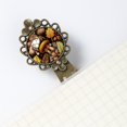 thumbnail image 5 of Thanksgiving acorns Set of 2 Vintage Copper-Colored Lace Bookmarks - Stainless Steel Book Accessories and Book Marks for Readers and Book Lovers, 5 of 5