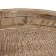 thumbnail image 3 of Creative Co-Op Whitewashed Round Decorative Wood Tray, 3 of 6