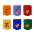 thumbnail image 1 of 6x Sport Wristbands Basketball Football Sweat-Absorbent Breathable Bands, 1 of 8