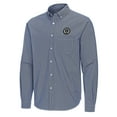 thumbnail image 2 of Men's Antigua Navy Philadelphia Union Porter Woven Tri-Blend Long Sleeve Button-Down Shirt, 2 of 3