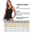thumbnail image 6 of wirarpa Women's Tank Tops Micro Modal Undershirts Summer Camis 2-Pack Black Brown S-2XL, 6 of 7