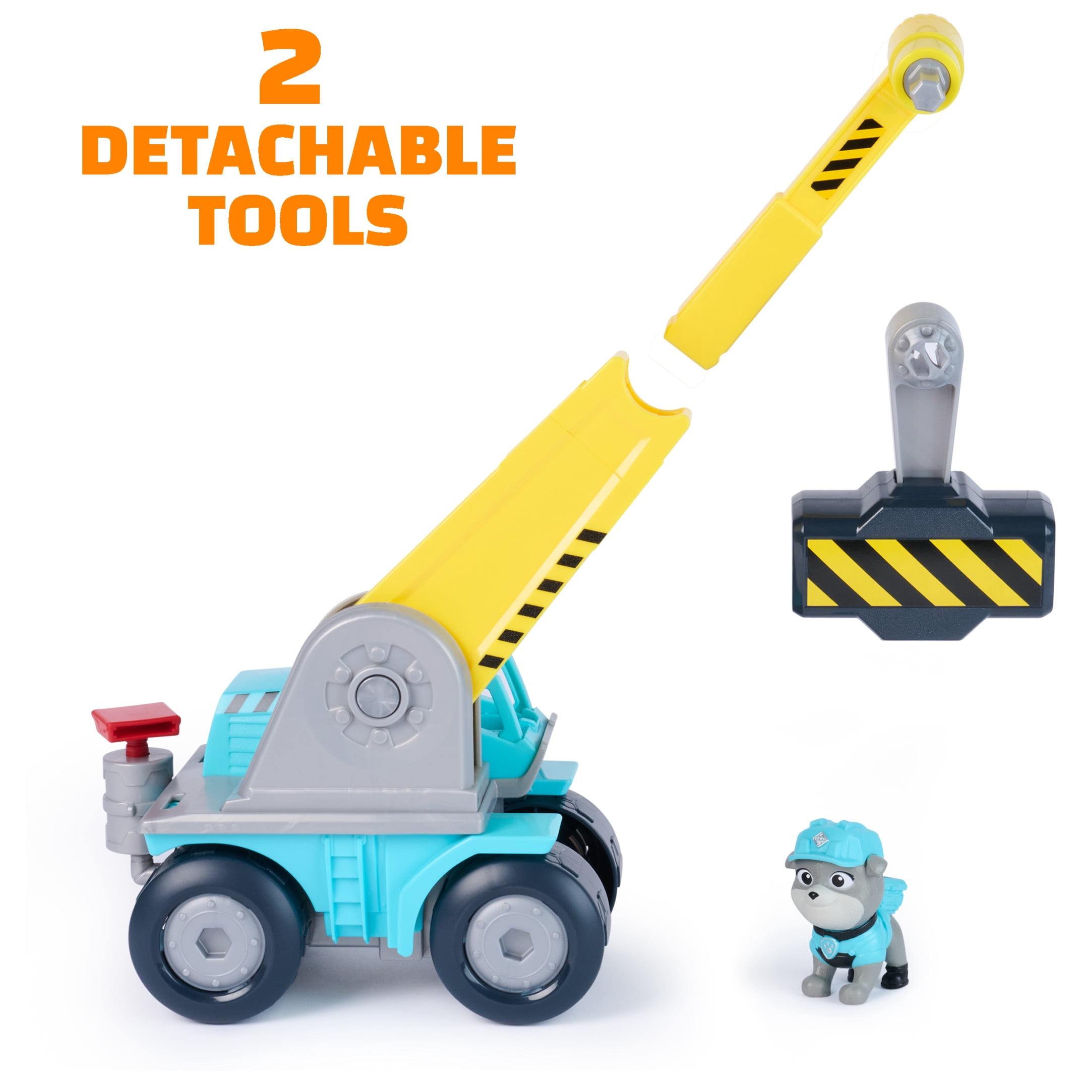 PAW Patrol, Rubble & Crew Motor Mega Hammer Vehicle and Figure, for Ages 3 and up