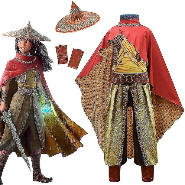 Disfraz de Raya y el último dragón Raya, disfraz de fiesta, vestido elegante