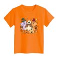 thumbnail image 4 of Qopobobo Halloween Kid Tshirt Toddler Halloween Shirts Tshirt for Girls Kids Funny Halloween Ghost Tee Tops Size 13-14 Years(Orange, 13-14 Years), 4 of 4
