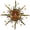 Medium, variant on TERESA'S COLLECTIONS 21" Bronze Sun Face 3D Wall Art, Rustic Hanging Sculpture for Patio, Gift for Mom