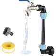 thumbnail image 1 of 1000L Tank Faucet Brass 1000L Tank Connector IBC Tank Adapter Tank Adapter S60x6 Coarse Thread 3/4'' IBC Tank Connector Faucet Kit, 1 of 4