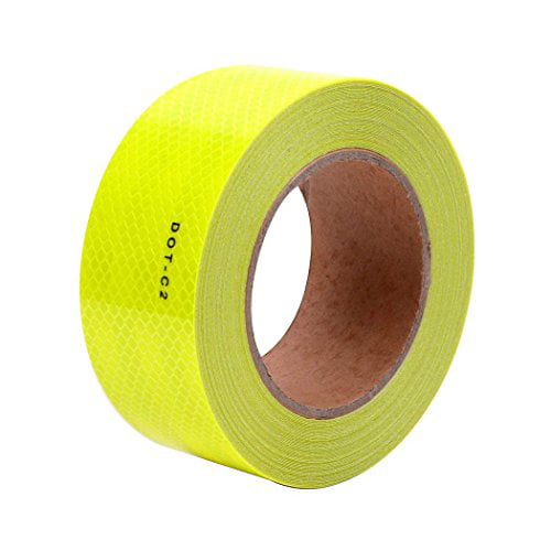 Dot-C2 Conspicuity Reflective Tape 2" Inch X 30' Feet Yellow 