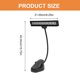 thumbnail image 2 of SHOWERORO De LED Recargable USB Para Lectura Con Clip Para Y Estudio En Casa, 2 of 7