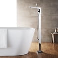 thumbnail image 4 of Vinnova Cypress Freestanding Tub Filler Faucet Polished Chrome, 4 of 4