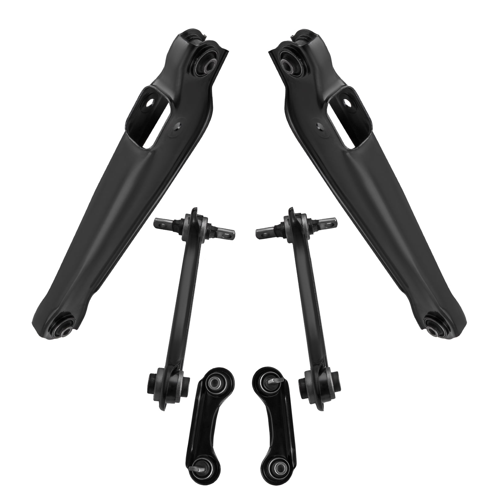 maXpeedingrods 6Pcs Rear Suspension Kit Upper Lower Control Arms w/Ball Joints for Mitsubishi Mirage 1993-2002