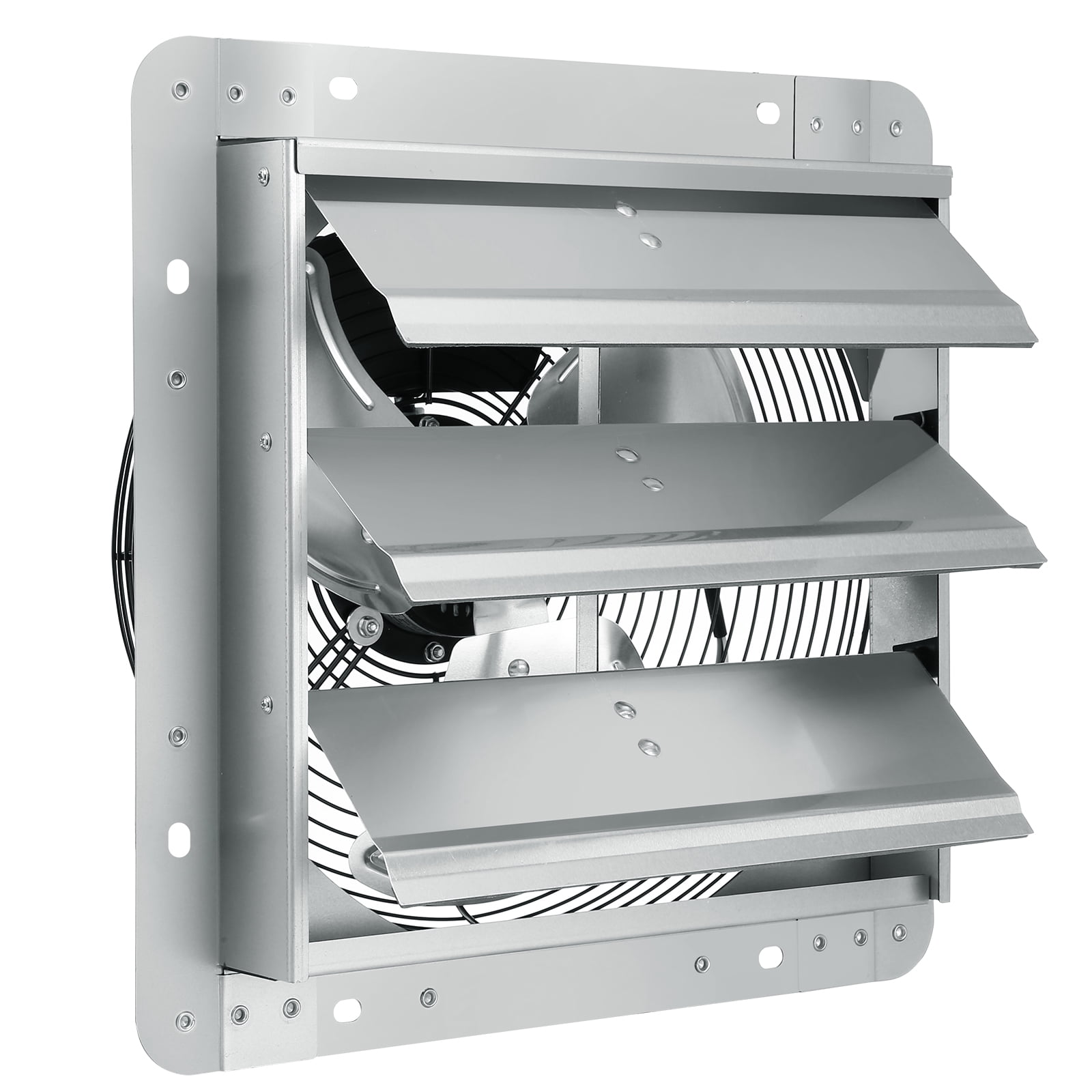 VEVOR Shutter Exhaust Fan Shop Exhaust Fan 12'' Wall Mounted Aluminum 1000 CFM
