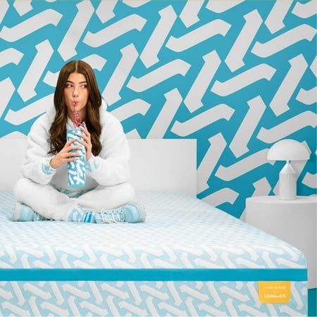 Simmons Charli & Dixie 10" MD Memory Foam Mattress - Mulit-Colored