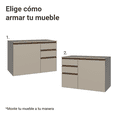 thumbnail image 5 of Gabinete de Baño Suspendido Madesa Nice 100cm Crema, 5 of 5