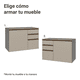 thumbnail image 5 of Gabinete de Baño Suspendido Madesa Nice 100cm Crema, 5 of 5