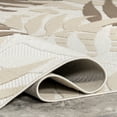 thumbnail image 4 of nuLOOM Molly Textured Tropical Leaves Indoor/Outdoor Area Rug, 4' x 6', Beige, 4 of 9