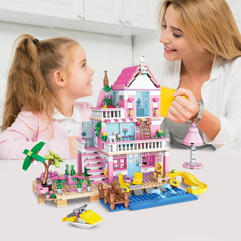 Beach Villa Lego Friends Compatible Friends City House Summer