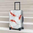thumbnail image 3 of Wukai Koi Fish Corals,Spring Summer Elastic Luggage Cover: Personalized Protection for Your Suitcase - Fits 19~29-inch, Washable & Durable Travel Companion-Large, 3 of 8