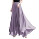 thumbnail image 2 of Gibobby faldas cargo de color sólido de verano para mujer Falda larga de cintura alta para mujer(Morado, M), 2 of 5