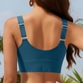 thumbnail image 6 of Yuanlook Women Sporty Bikini Comfy Full Coverage Bathing Suits Modest Swimsuits Soft Stretch Swimwear for Summer Holiday Travel - Blue - S, 6 of 8