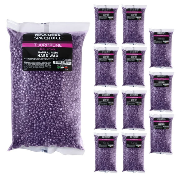Waxness Spa Choice Metallic Tourmaline Demi Creamy Hard Wax Beads Bulk 26.4 lbs / 12 kg