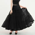 thumbnail image 6 of Weiqiqre Womens Skirts Ankle Length Petticoats Long Plus Size Wedding Slips Crinoline Underskirt for Prom Evening Wedding Dress, 6 of 9