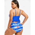 thumbnail image 3 of Tamaño más estrellas de mar modelan acanalada Tankini del traje de baño Rosegal Vestidos Estampados Tallas Grandes, 3 of 5