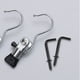 thumbnail image 5 of 100 ganchos metálicos atornillables en forma de L, de fijación segura, autorroscantes, para colgar joyas, mini ganchos cuadrados, antiguos, para pared., 5 of 7