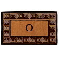 Calloway Mills The Grecian Monogram Outdoor Doormat, Extra-thick 2' x 3' (Letter O)