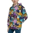 thumbnail image 2 of Kdxio Retro Panther Pattern Kids Boys Girls Zip Up Hoodie 3D Printed Hooded Sweatshirt Hoody Coat with Pocket 7-12 Y-Medium, 2 of 6