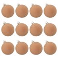 thumbnail image 2 of Velvet Christmas Ornaments - Shatterproof Hanging Balls - Textured Decorative Balls for Christmas Tree, 12 PCS, 2 of 3