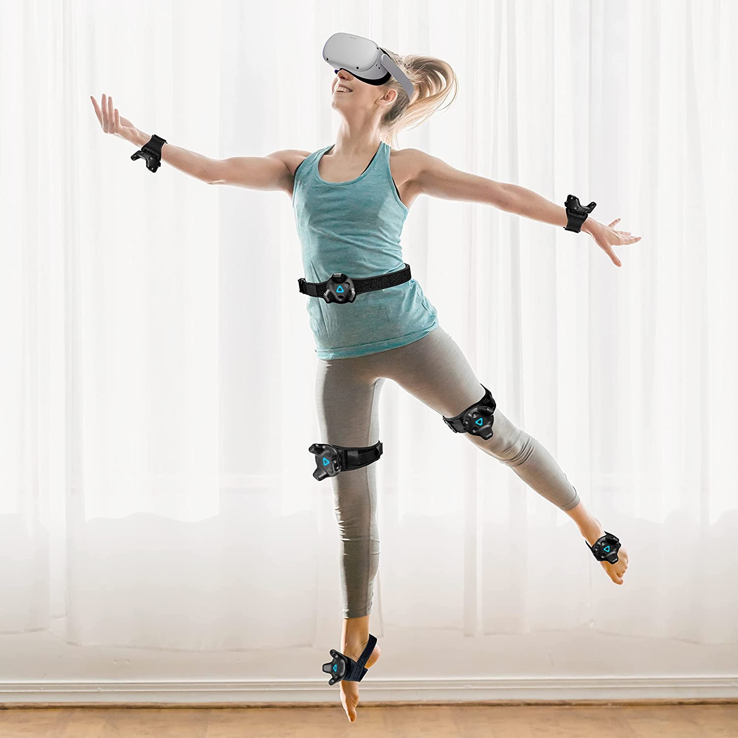 Free Shipping! Skywin VR Tracker Belt Tracker Hand, Feet and Leg Strap  Bundle for HTC Vive System Tracker Pucks (1Belt, 2 Hands. 2 Feet, 2 Leg) -  Walmart.com