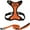 Orange/Black, variant on Voyager Step-In Lock Dog Harness & Reflective Leash Set w/ Neoprene Handle 6ft - For Small to Large Breed Dogs/ Cats, Cute & Heavy-Duty for Walking, Running & Training - Pink Black Trim, XXXS