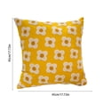 thumbnail image 3 of Fiudx Funda de Almohada Floral, Funda de Cojín de Sofá de Algodón Suave, Elegante Diseño con Cremallera Invisible, Elegante Detalle Decorativo para El Hogar, Ideal para Sala de Estar y Dormitorio, Re, 3 of 6