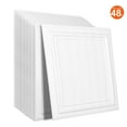 thumbnail image 2 of STAWAY 48-Pack 20x20" Ceiling Tiles - Waterproof, Easy Glue-Up Installation, Lightweight, Customizable, Perfect for Home Renovation & Acoustic Improvement, 2 of 9