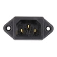 thumbnail image 4 of Langgg 250V 15A Panel Mount Plug Adapter Power Connector Accessory 5.1x2.4x2.8cm, 4 of 6