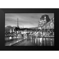thumbnail image 2 of Blaustein, Alan 14x11 Black Modern Framed Museum Art Print Titled - Louvre with Eiffel Tower Vista #2, 2 of 5