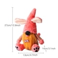 thumbnail image 4 of Injueey Accesorios de muñeca de gnomo de dibujos animados, decoración de para el hogar, tamaño pequeño, muñecas enanas interesantes, regalo, Kits de decoración para fiestas Naranja Injueey HA070273-01, 4 of 6