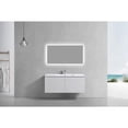 thumbnail image 5 of Kubebath Balli 48'' Single Sink Wall Mount Modern Bathroom Vanity in Gloss White Finish, 5 of 6