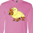 thumbnail image 4 of Inktastic Easter Duck Triceratops Long Sleeve T-Shirt, 4 of 5