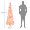thumbnail image 3 of HOMCOM 6' Prelit Artificial Christmas Tree with Warm White LED Lights, 3 of 10