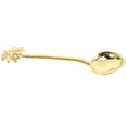 thumbnail image 4 of Miangastore 1PC Tropical Coconut Tree Coffee Spoon Retro Small Spoon Coffee Stirring Spoon Dessert Spoon (Golden), 4 of 8