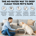 thumbnail image 3 of Wag Swagg  Dog Foot Washer | Muddy Paws Cleaner | Vegan | Waterless Shampoo | Gentle, Fragrance-Free, and pH Balanced | 6.8fl oz. Bottle with Silicone Brush, 3 of 7