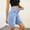 Light Blue, variant on jjayotai Plus Size Jean Shorts for Women High Waisted Stretchy Pull on Denim Shorts Knee Length Jorts with Pockets