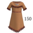 thumbnail image 1 of Disfraz de niña Pocahontas, disfraz de india caqui, disfraz de princesa con diadema, disfraz de espectáculo navideño JM  Papelería, 1 of 5