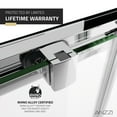 thumbnail image 2 of ANZZI Enchant 70-in. x 60.4-in. Framed Sliding Shower Door in Chrome, 2 of 10